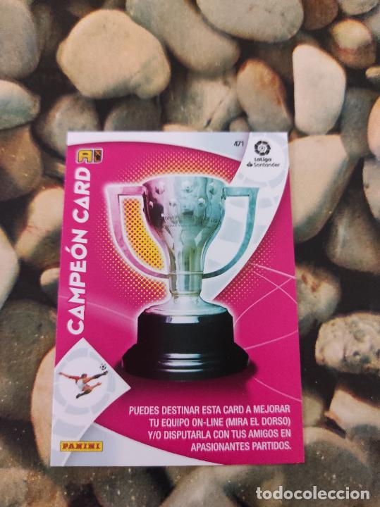 Football Stickers: 471 CAMPE&Oacute;N CARD ADRENALYN 2021 2022 21 22