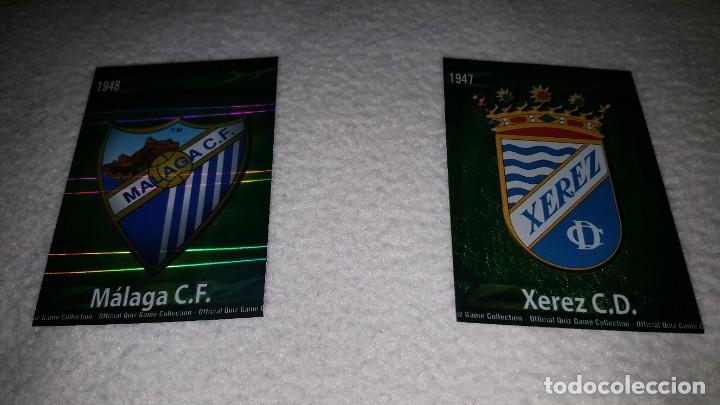 Fu&szlig;ball-Sticker: LOTE MUNDICROMO 2009 2010 2 CROMOS ESCUDOS 190 Y 460