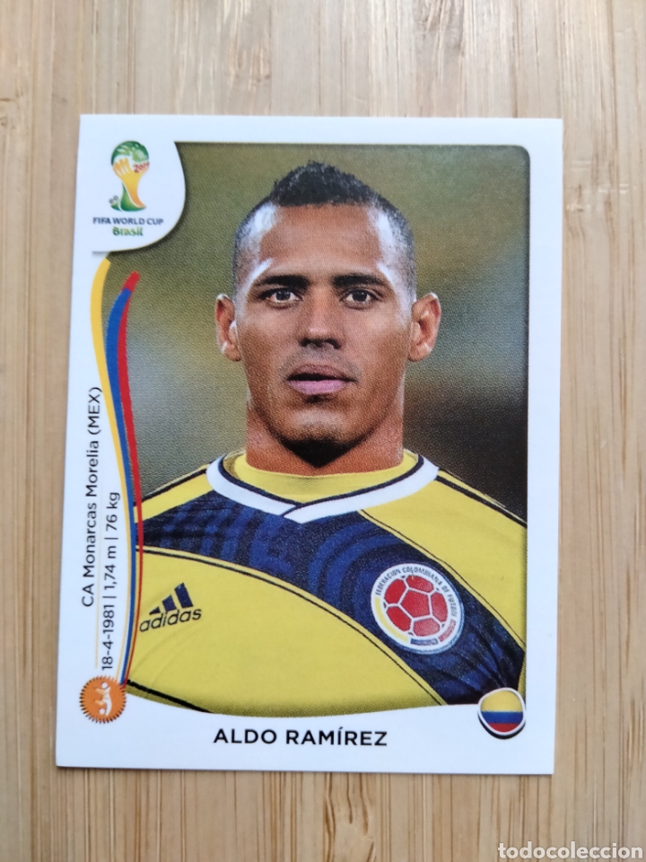 Fu&szlig;ball-Sticker: ALDO RAMIREZ 192 COLOMBIA MUNDIAL BRASIL 2014 PANINI NUEVO SIN PEGAR FIFA WORLD CUP BRASIL