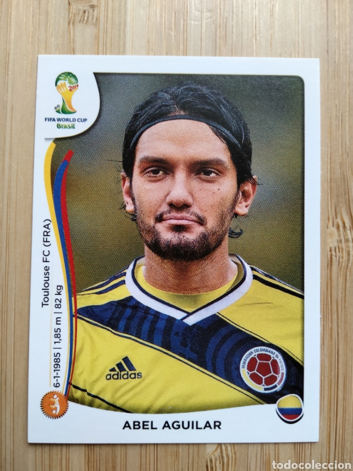Fu&szlig;ball-Sticker: ABEL AGUILAR 194 COLOMBIA MUNDIAL BRASIL 2014 PANINI NUEVO SIN PEGAR FIFA WORLD CUP BRASIL