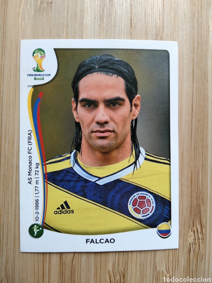 Fu&szlig;ball-Sticker: RADOMEL FALCAO 202 COLOMBIA MUNDIAL BRASIL 2014 PANINI NUEVO SIN PEGAR FIFA WORLD CUP BRASIL