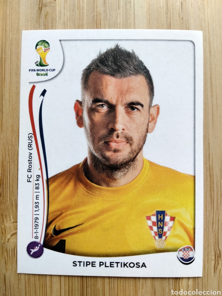 Cromos de F&uacute;tbol: STIPE PLETIKOSA 53 CROACIA MUNDIAL BRASIL 2014 PANINI NUEVO SIN PEGAR FIFA WORLD CUP BRASIL
