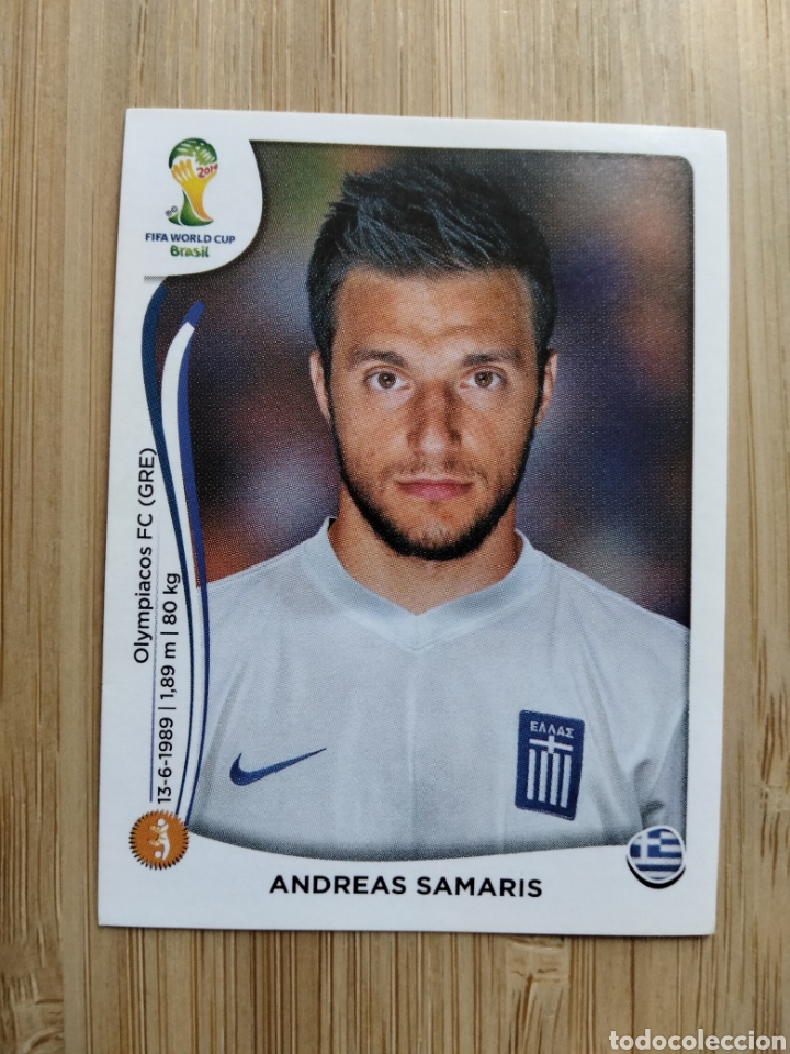 Fu&szlig;ball-Sticker: ANDREAS SAMARIS 212 GRECIA MUNDIAL BRASIL 2014 PANINI NUEVO SIN PEGAR FIFA WORLD CUP