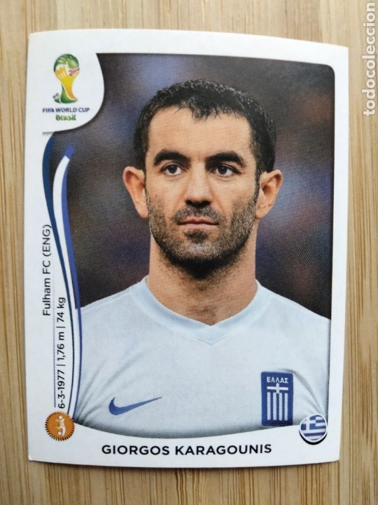 Fu&szlig;ball-Sticker: GIORGOS KARAGOUNIS 213 GRECIA MUNDIAL BRASIL 2014 PANINI NUEVO SIN PEGAR FIFA WORLD CUP