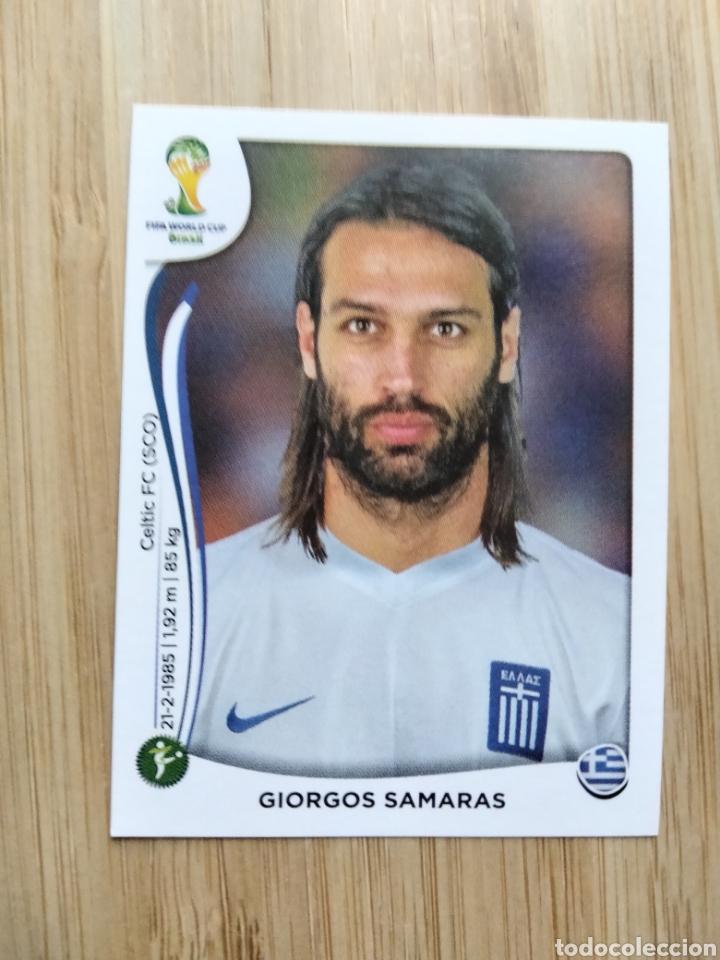 Cromos de F&uacute;tbol: GIORGOS SAMARAS 218 GRECIA MUNDIAL BRASIL 2014 PANINI NUEVO SIN PEGAR FIFA WORLD CUP