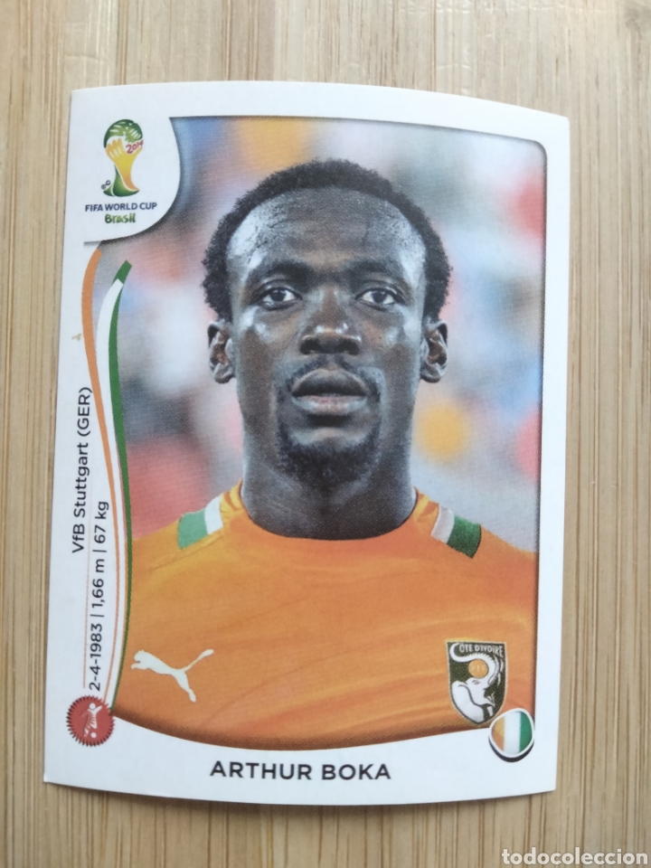 Cromos de Futebol: ARTHUR BOKA 228 COSTA DE MARFIL MUNDIAL BRASIL 2014 PANINI NUEVO SIN PEGAR FIFA WORLD CUP