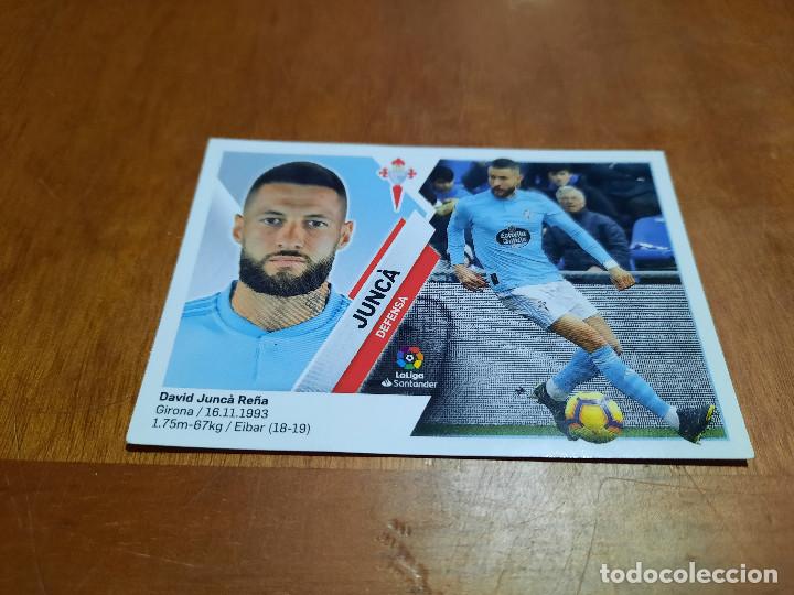 Cromos de f&uacute;tbol: JUNC&Aacute; 7 A CELTA. EDICIONES ESTE. NO PEGADO. 2019-20 BUEN ESTADO - Foto 1