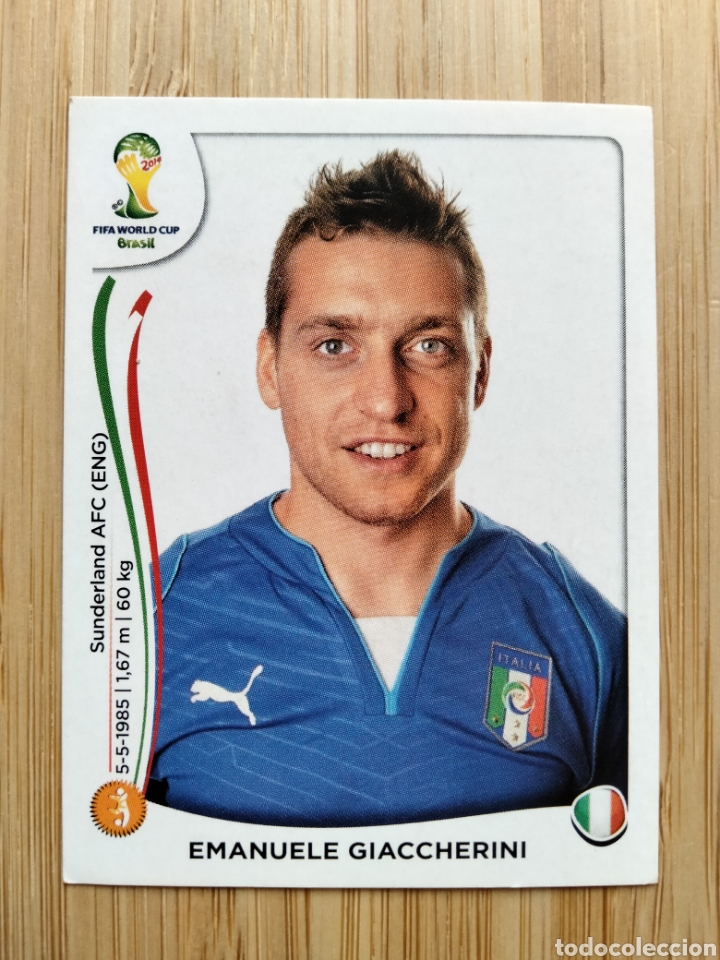Cromos de Futebol: EMANUELE GIACCHERINI 330 ITALIA MUNDIAL BRASIL 2014 PANINI NUEVO SIN PEGAR FIFA WORLD CUP BRASIL