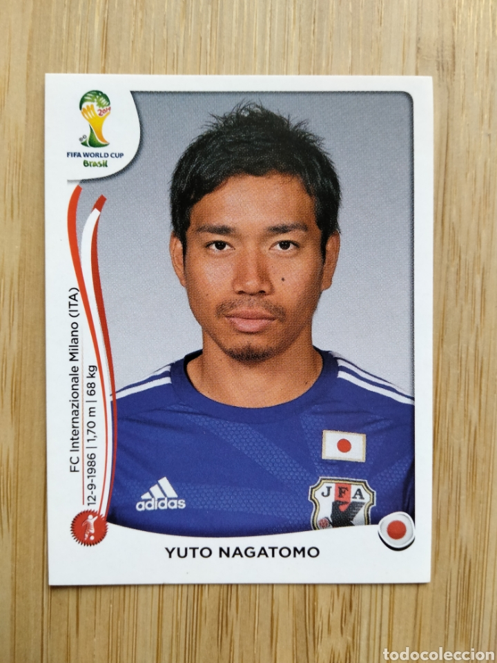 Fu&szlig;ball-Sticker: YUTO NAGATOMO 247 JAPON JAPAN MUNDIAL BRASIL 2014 PANINI NUEVO SIN PEGAR FIFA WORLD CUP BRASIL