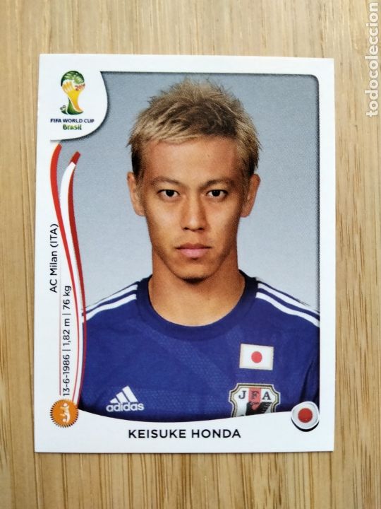 Cromos de F&uacute;tbol: KEISUKE HONDA 253 JAPON JAPAN MUNDIAL BRASIL 2014 PANINI NUEVO SIN PEGAR FIFA WORLD CUP BRASIL