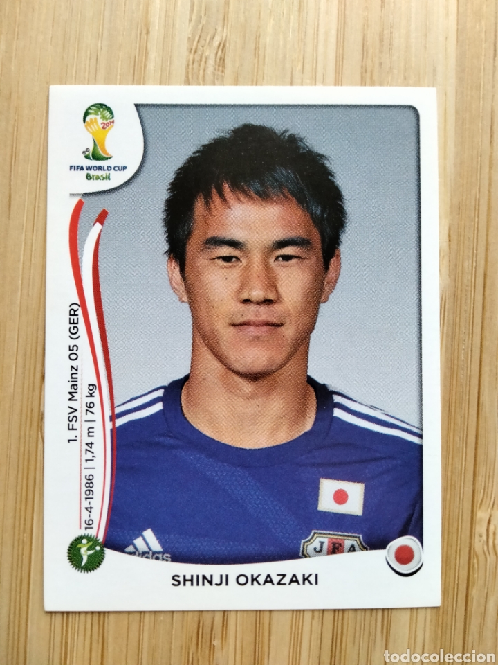 Cromos de F&uacute;tbol: SHINJI OKAZAKI 257 JAPON JAPAN MUNDIAL BRASIL 2014 PANINI NUEVO SIN PEGAR FIFA WORLD CUP BRASIL