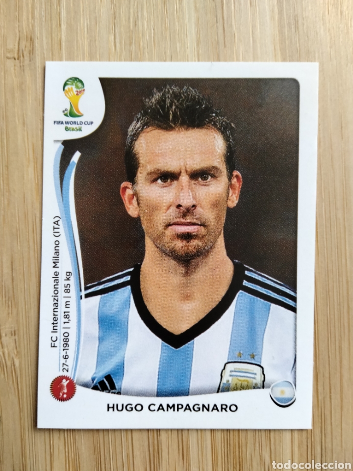 Cromos de F&uacute;tbol: HUGO CAMPAGNARO ARGENTINA N&ordm; 418 MUNDIAL BRASIL 2014 PANINI NUEVO SIN PEGAR FIFA WORLD CUP BRASIL