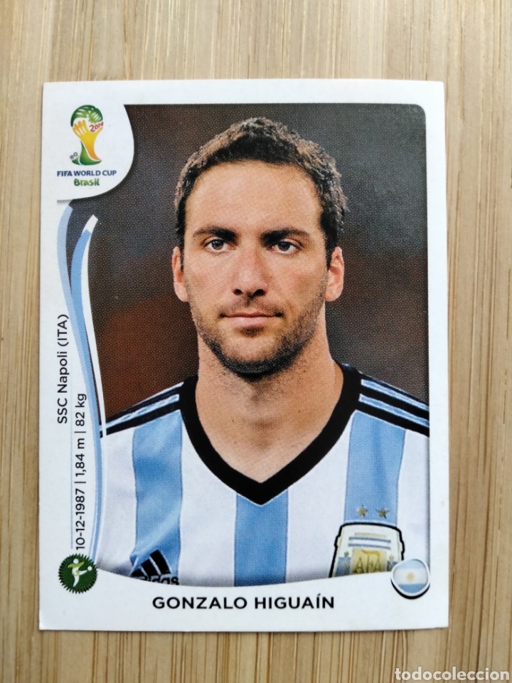 Cromos de F&uacute;tbol: GONZALO HIGUAIN 429 ARGENTINA MUNDIAL BRASIL 2014 PANINI NUEVO SIN PEGAR FIFA WORLD CUP BRASIL