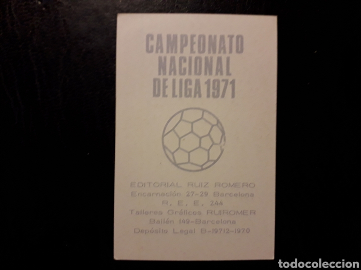 Cromos de Fútbol: LEZCANO CELTA DE VIGO N° 150 DOBLE. RUIZ ROMERO 1970-1971. 70-71 SIN PEGAR. FOTOS. PEDIDO MÍNIMO 3€ - Foto 2 - 312302393