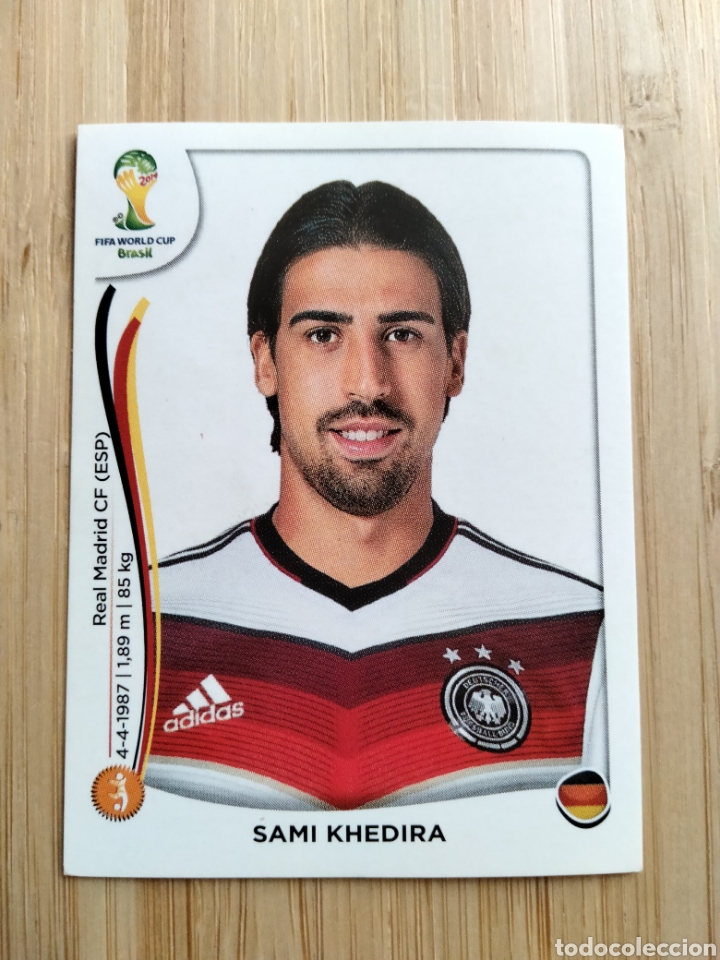 Cromos de F&uacute;tbol: SAMI KHEDIRA 496 ALEMANIA GERMANY MUNDIAL BRASIL 2014 PANINI NUEVO SIN PEGAR FIFA WORLD CUP