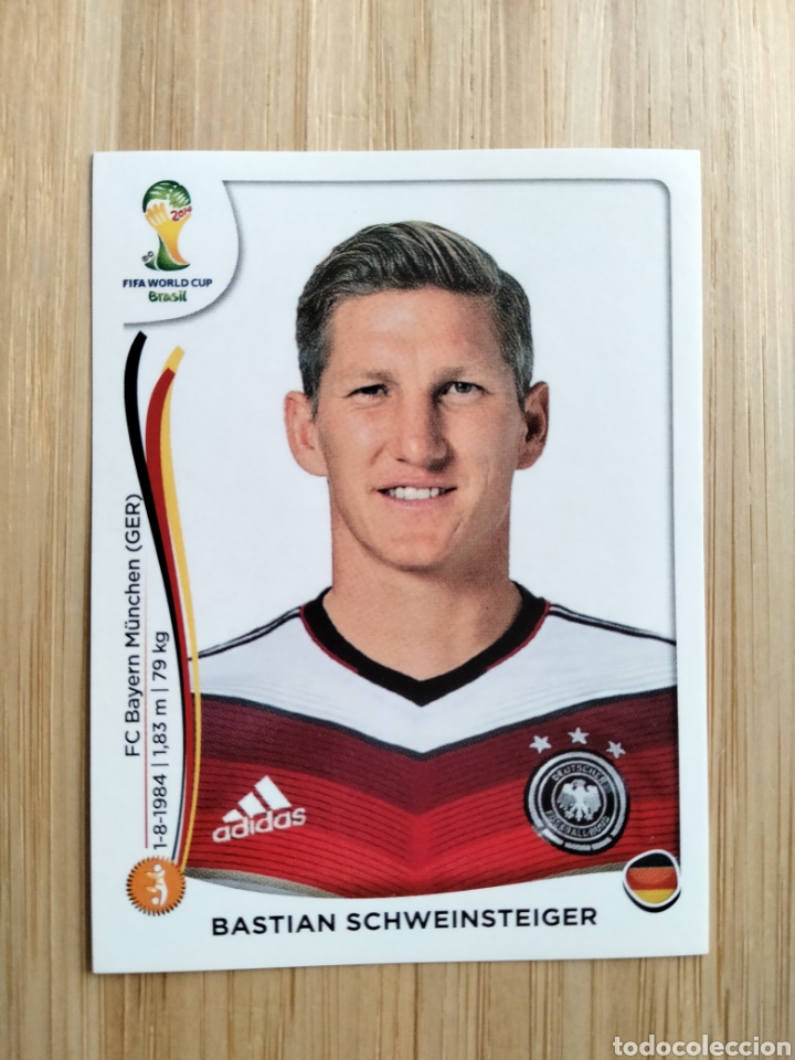 Cromos de F&uacute;tbol: BASTIAN SCHWEINSTEIGER ALEMANIA N&ordm; 497 MUNDIAL BRASIL 2014 PANINI NUEVO SIN PEGAR FIFA WORLD CUP