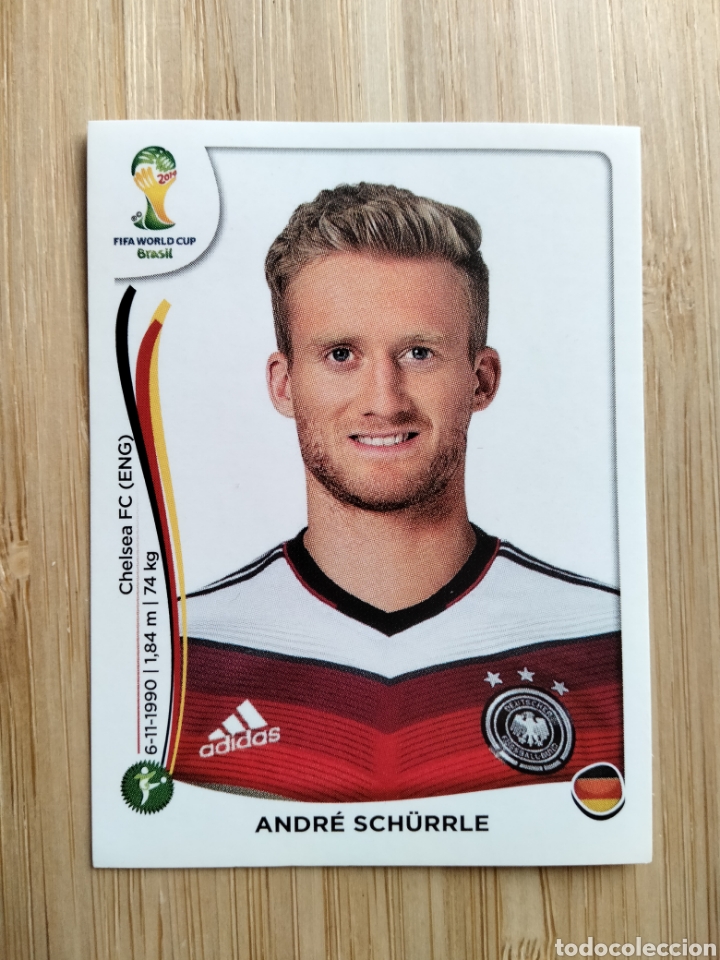 Cromos de F&uacute;tbol: ANDRE SCH&Uuml;RRLE ALEMANIA GERMANY N&ordm; 503 MUNDIAL BRASIL 2014 PANINI NUEVO SIN PEGAR FIFA WORLD CUP