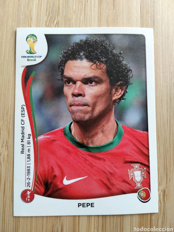Cromos de F&uacute;tbol: PEPE PORTUGAL N&ordm; 510 MUNDIAL BRASIL 2014 PANINI NUEVO SIN PEGAR FIFA WORLD CUP BRASIL