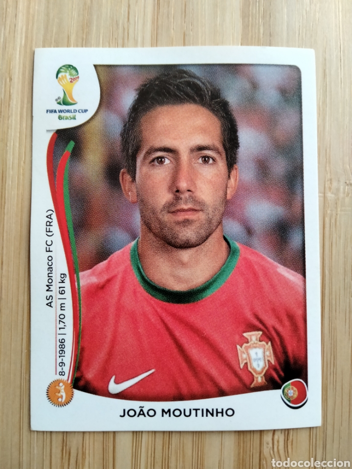 Cromos de F&uacute;tbol: JOAO MOUTINHO PORTUGAL N&ordm; 518 MUNDIAL BRASIL 2014 PANINI NUEVO SIN PEGAR FIFA WORLD CUP BRASIL