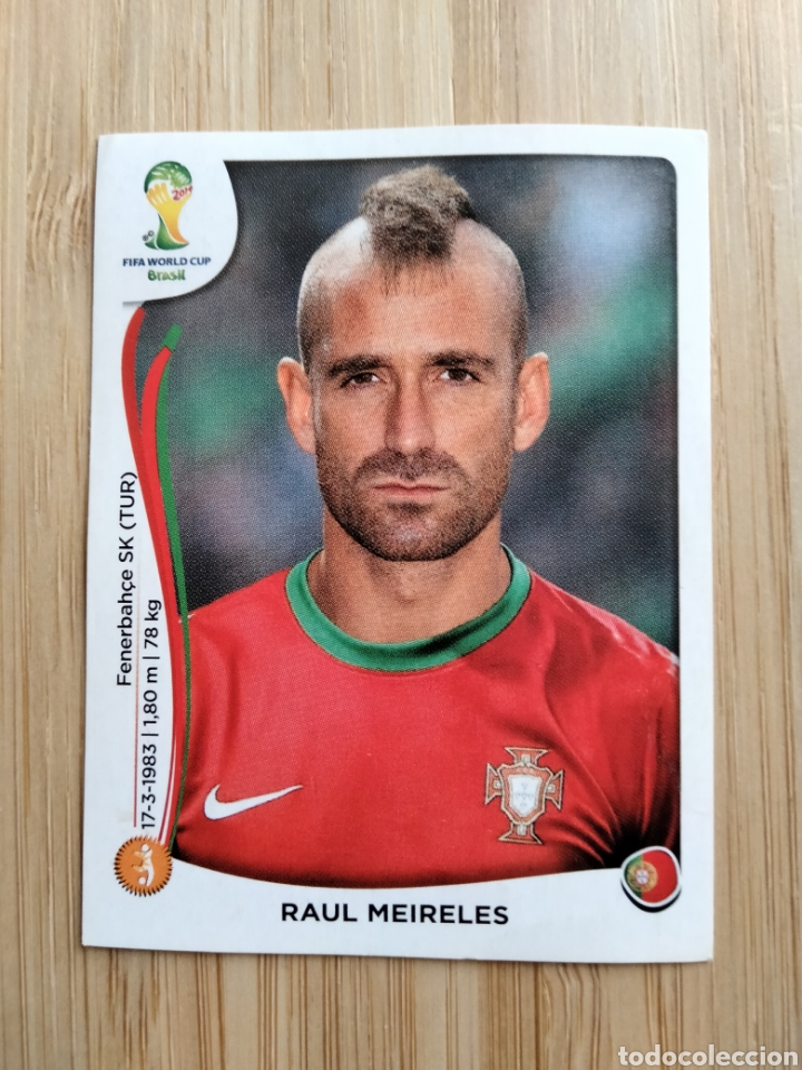 Cromos de F&uacute;tbol: RAUL MEIRELES PORTUGAL N&ordm; 519 MUNDIAL BRASIL 2014 PANINI NUEVO SIN PEGAR FIFA WORLD CUP BRASIL