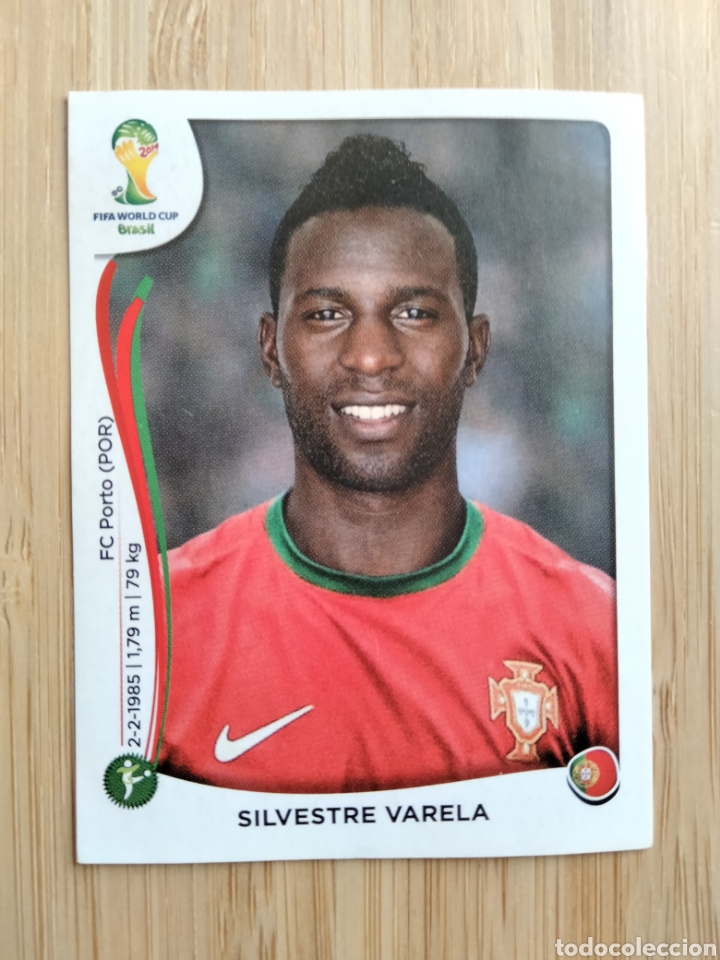 Cromos de F&uacute;tbol: SILVESTRE VARELA PORTUGAL N&ordm; 522 MUNDIAL BRASIL 2014 PANINI NUEVO SIN PEGAR FIFA WORLD CUP BRASIL