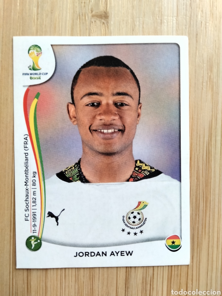 Cromos de Futebol: JORDAN AYEW GHANA N&ordm; 543 MUNDIAL BRASIL 2014 PANINI NUEVO SIN PEGAR FIFA WORLD CUP BRASIL
