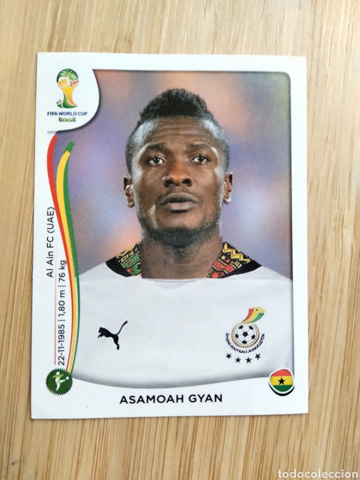 Cromos de F&uacute;tbol: ASAMOAH GYAN 544 GHANA MUNDIAL BRASIL 2014 PANINI NUEVO SIN PEGAR FIFA WORLD CUP BRASIL