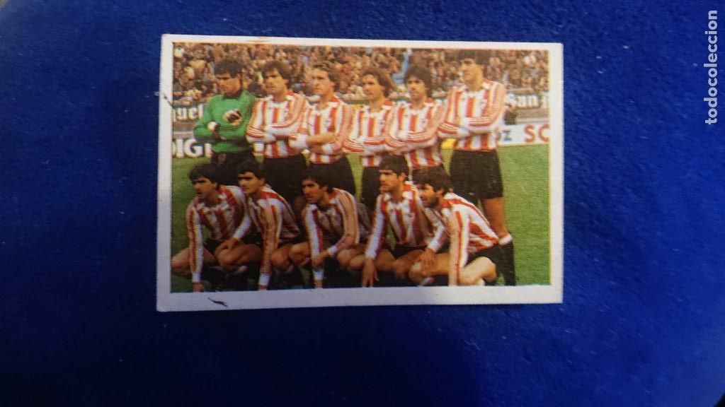 Cromos de F&uacute;tbol: CROMO ALINEACION F&Uacute;TBOL 84 ATHLETIC DE BILBAO EQUIPO 83 84 TEMP 1983 1984 CANO CROPAN NUNCA PEGADO