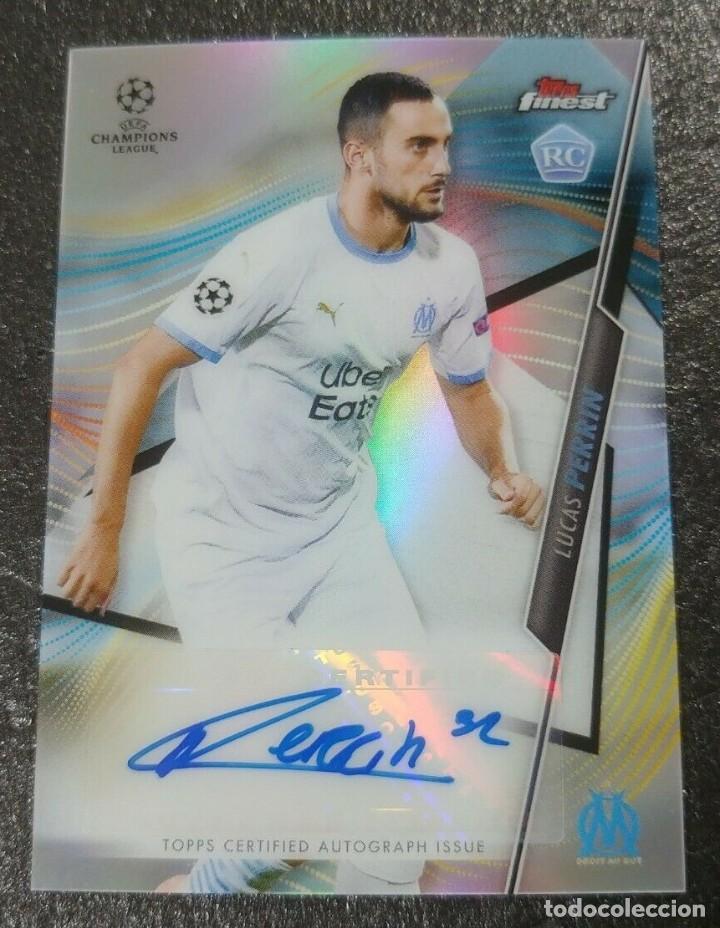 2021 Topps Finest Ucl Lucas Perrin Rc Refractor Auto