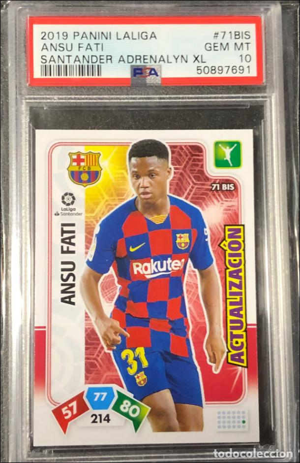 Figurine di Calcio: Ansu Fati 2019 Panini Laliga Santander Adrenalyn XL #71BIS, PSA 10 ROOKIE