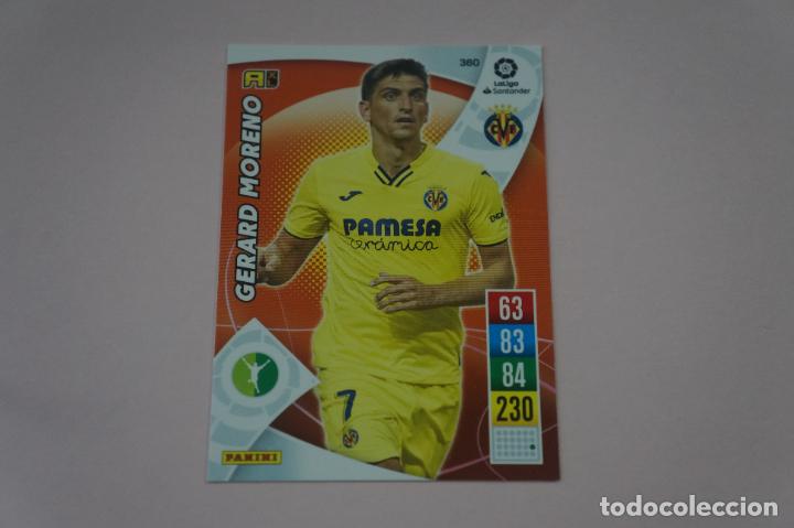 Cromos de f&uacute;tbol: TRADING CARD DE FUTBOL GERARD MORENO VILLARREAL CF N&ordm; 360 LIGA ADRENALYN XL 2021-2022/21-22 PANINI