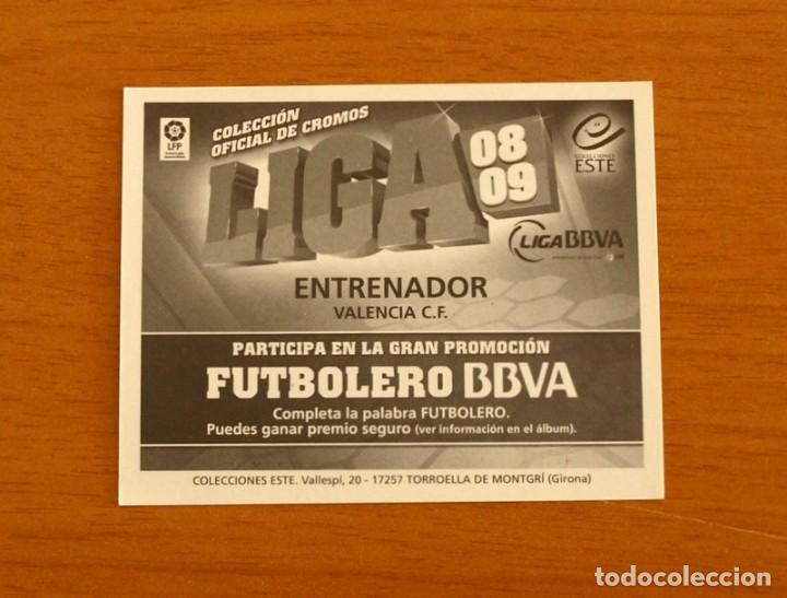 Cromos de f&uacute;tbol: Valencia - Unai Emery, Entrenador - Liga 2008-2009, 08-09 - Ediciones Este - Nunca pegado