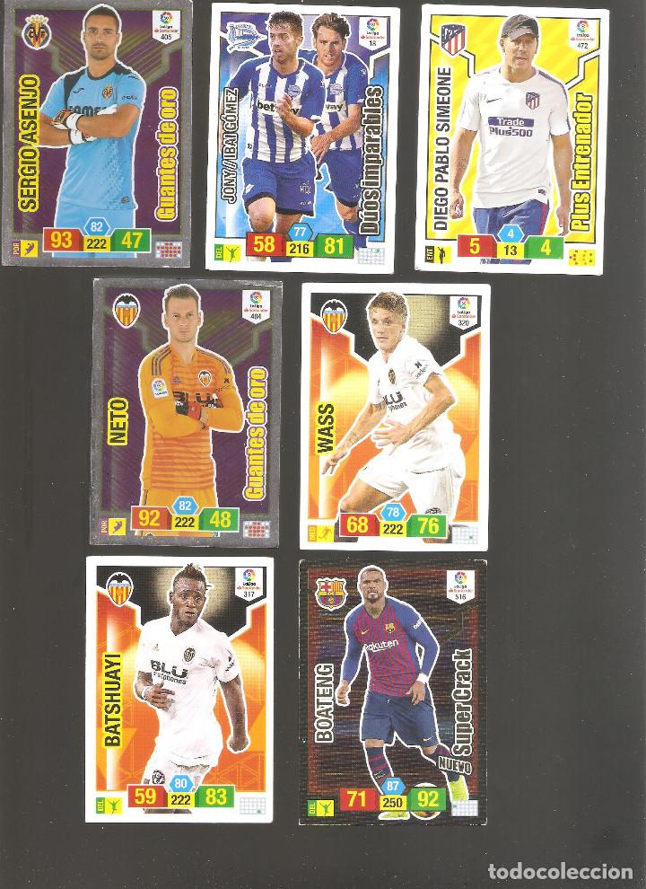 Cromos de Futebol: 1 lote de 7 cromos liga 2018-2019 adrenalyn