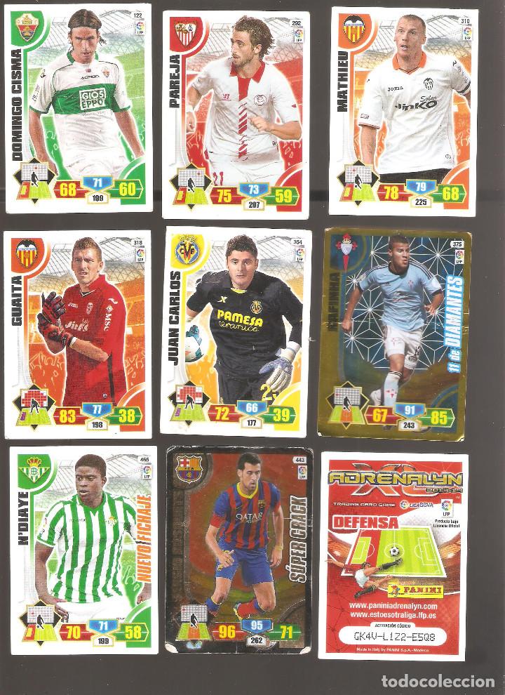 Figurine di Calcio: 1 lote de 8 cromos adrenalyn liga bbva 2013-2014