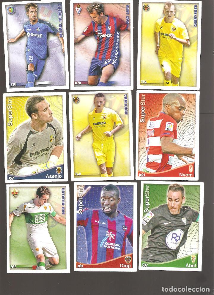 Cromos de F&uacute;tbol: 1 lote de 9 cromos mundi cromos liga 2015