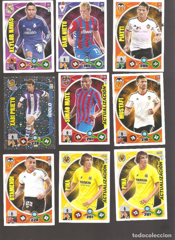 Figurine di Calcio: 1 LOTE 9 CROMOS ADRENALYN - LIGA BBVA 2014-2015