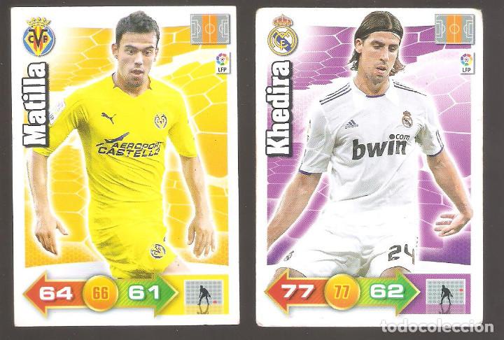 Cromos de f&uacute;tbol: 1 LOTE 2 CROMOS ADRENALYN - LIGA BBVA 2010-2011