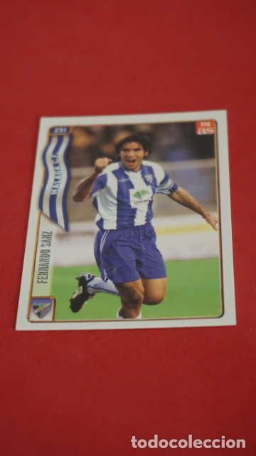 Fu&szlig;ball-Sticker: FERNANDO SANZ,251, AS 116,MUNDICROMO,LAS FICHAS DE LA LIGA 2004/2005,MUNDI CROMO 04/05, NUMERO 251.