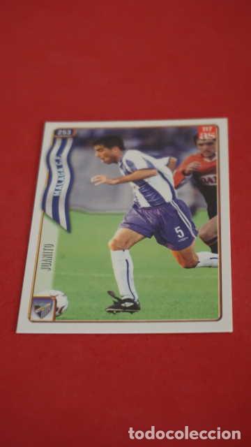 Football Stickers: JUANITO,253,AS 117,MUNDICROMO,LAS FICHAS DE LA LIGA 2004/2005,MUNDI CROMO 04/05, NUMERO 253,MALAGA