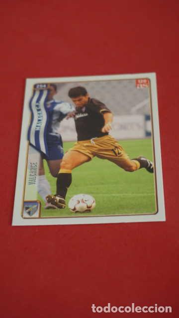Football Stickers: VALCARCE,254,AS 120,MUNDICROMO,LAS FICHAS DE LA LIGA 2004/2005,MUNDI CROMO 04/05, NUMERO 254,MALAGA