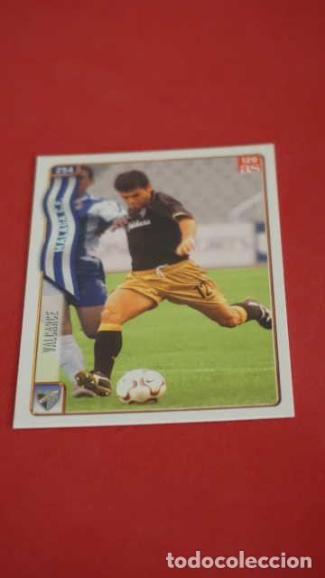 Cromos de Futebol: VALCARCE,254,AS 120,MUNDICROMO,LAS FICHAS DE LA LIGA 2004/2005,MUNDI CROMO 04/05, NUMERO 254,MALAGA