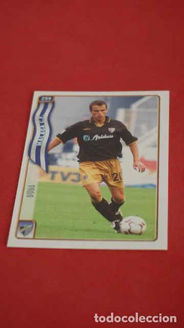 Cartes &agrave; collectionner de Football: DUDA,259, MUNDICROMO,LAS FICHAS DE LA LIGA 2004/2005,MUNDI CROMO 04/05, NUMERO 259,C.F. MALAGA