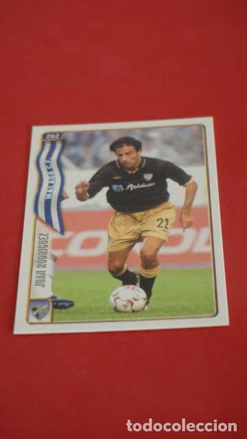 Cromos de Futebol: JUAN RODRIGUEZ,262,MUNDICROMO,LAS FICHAS DE LA LIGA 2004/2005,MUNDI CROMO 04/05, NUMERO 262,MALAGA