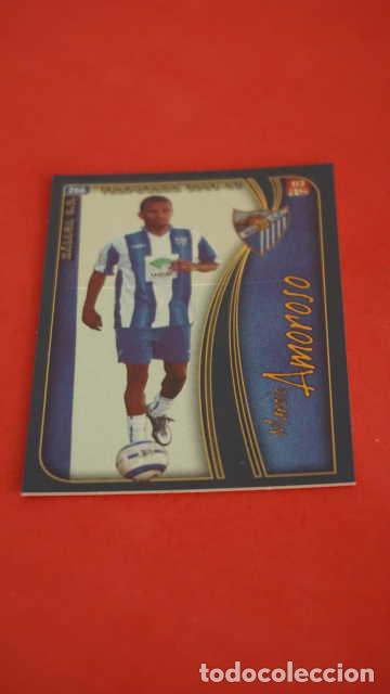 Figurine di Calcio: AMOROSO,266,AS 113,MUNDICROMO,LAS FICHAS DE LA LIGA 2004/2005,MUNDI CROMO 04/05, NUMERO 266,MALAGA