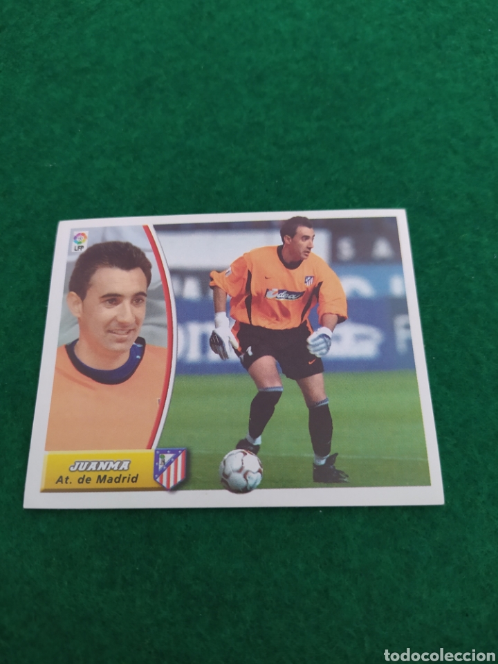 Cromos de f&uacute;tbol: Juanma atletico de Madrid coloca Liga este 2003 2004 nuevo