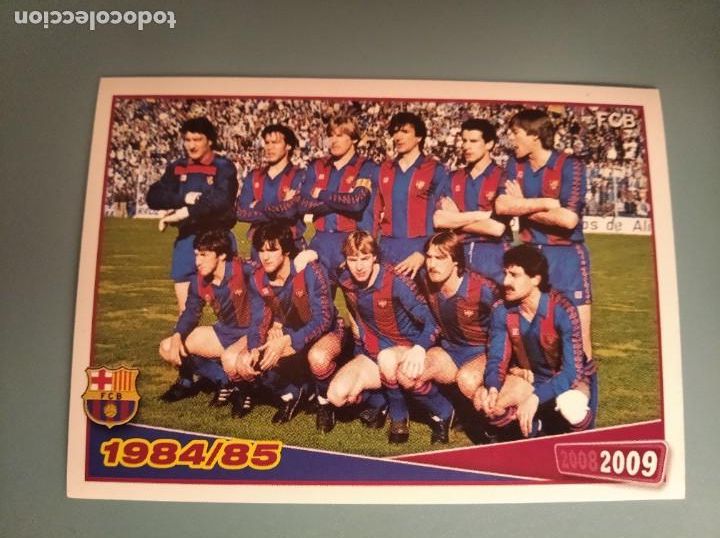 Cromos de F&uacute;tbol: Colecci&oacute;n oficial FC.Barcelona 2008/09,Plantilla 1984/85 (N&deg;161).