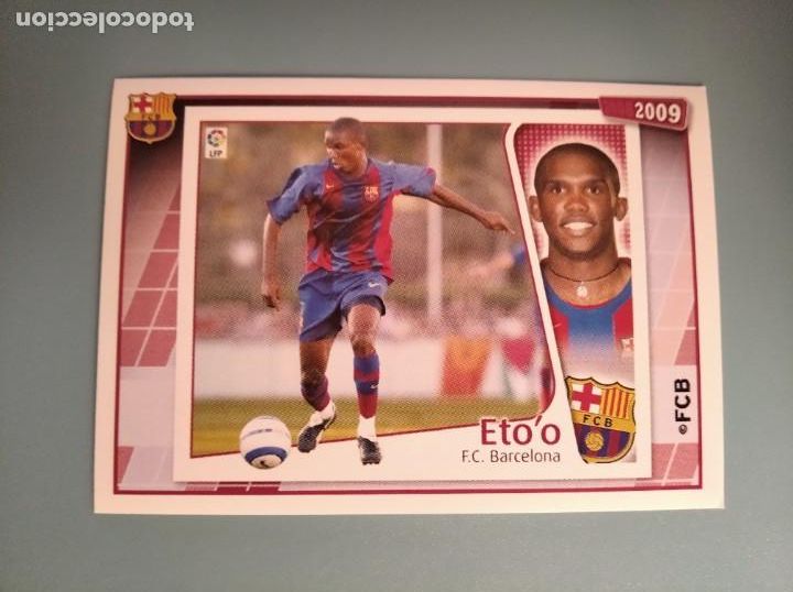Cromos de F&uacute;tbol: Colecci&oacute;n oficial FC.Barcelona 2008/09,Eto'o (N&deg;151).