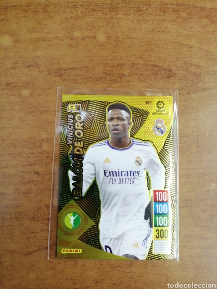Cromos de f&uacute;tbol: BALON DE ORO 467 VINICIUS REAL MADRID ADRENALYN XL 21 22