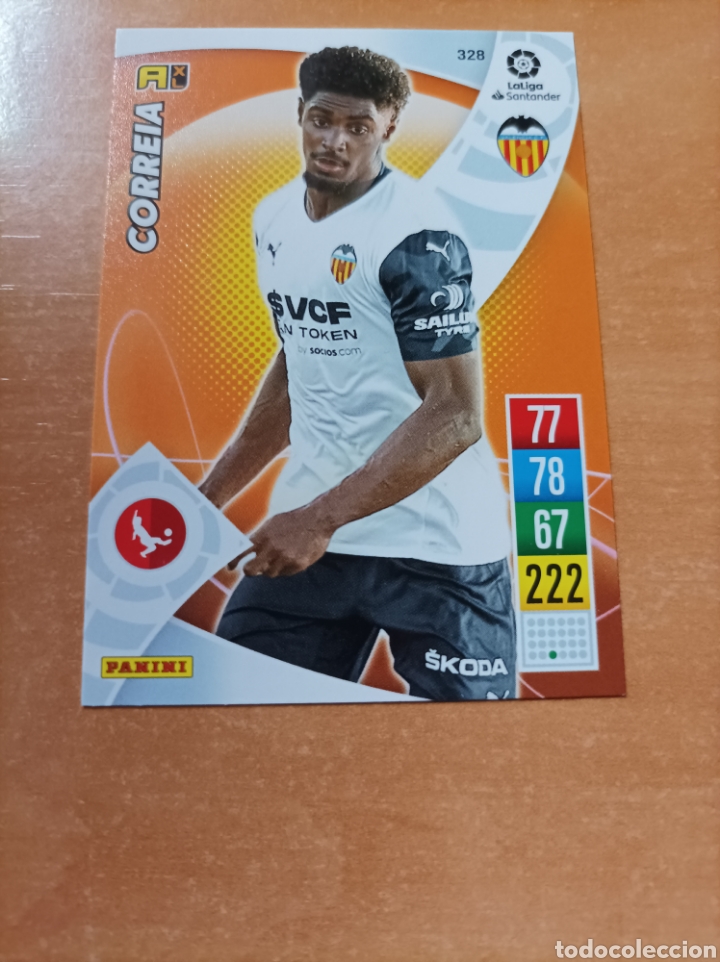 Cromos de F&uacute;tbol: Correia 328 Valencia Adrenalyn XL 2021-22