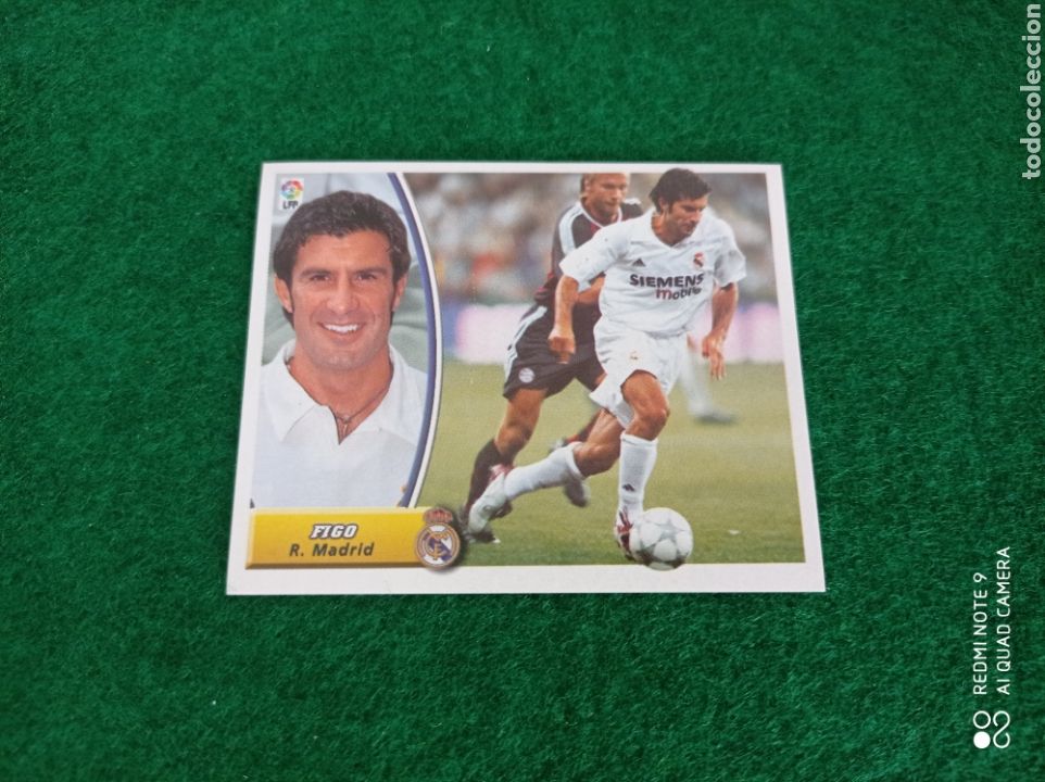 Cromos de f&uacute;tbol: Figo real Madrid liga este 2003 2004 nuevo